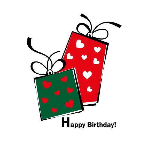 Birthday card — Stock Vector