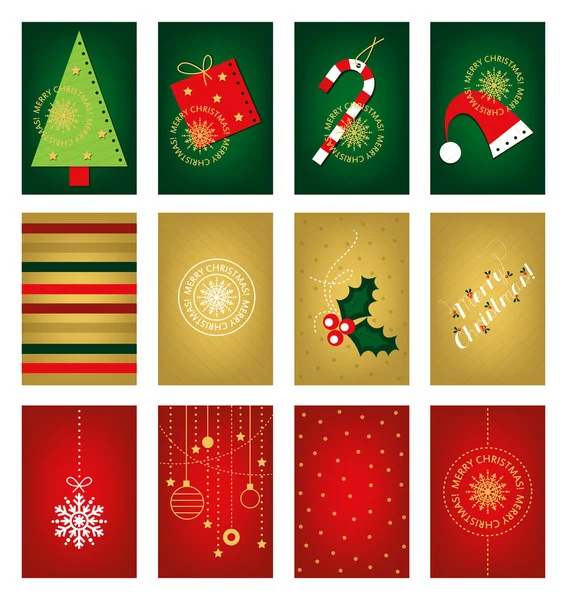 Happy Christmas, Greeting card — Stock Vector