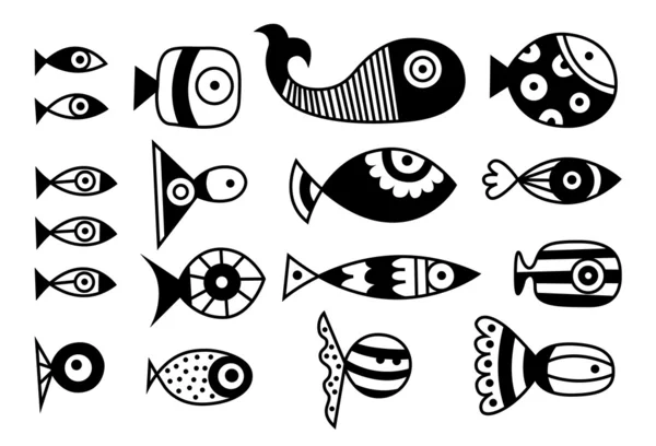 Риби колекції — стоковий вектор