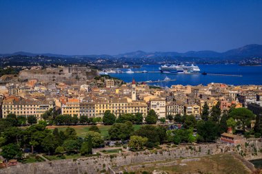 Korfu adası manzarası, Yunanistan