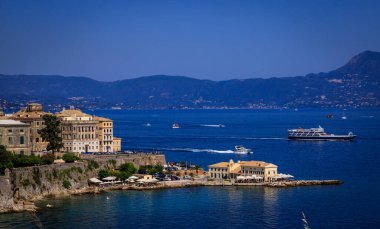 Korfu adası manzarası, Yunanistan