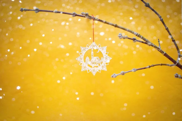 Decoração de Natal em fundo abstrato — Fotografia de Stock