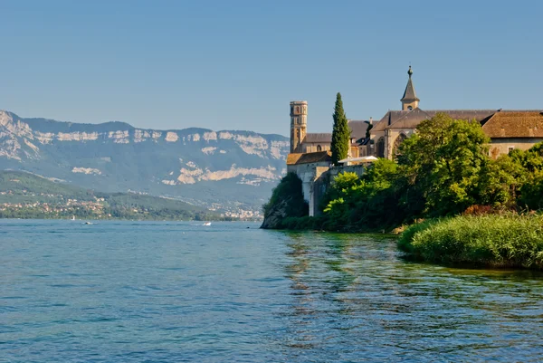 Abadía de Hautecombe, Lago Bourget, Francia — Foto de Stock