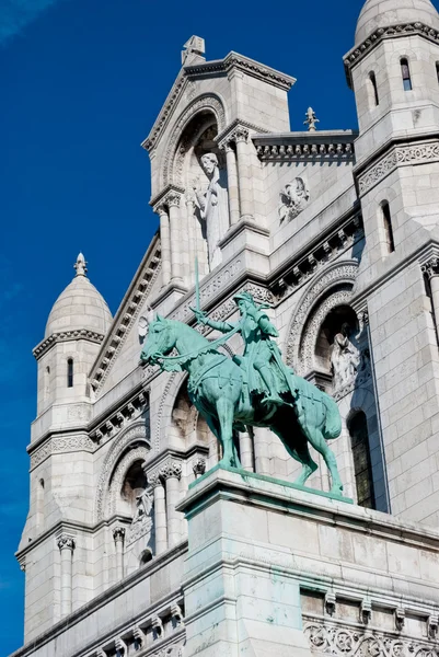 Basílica del Sagrado Corazón (Sacré-Coeur), Montmartre, París — Foto de Stock
