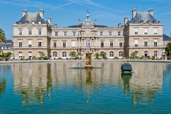 Lucemburském paláci a zahradami, Paříž — Stock fotografie