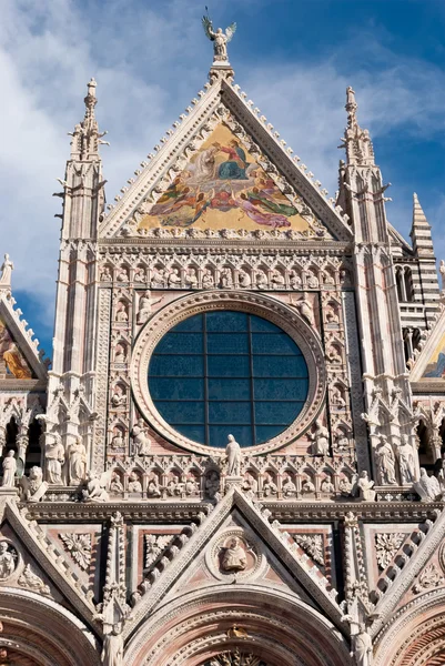 锡耶纳的大教堂，托斯卡纳，意大利 — 图库照片