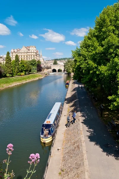 Bath, Inglaterra, rio Avon — Fotografia de Stock