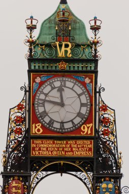 Eastgate Clock, Chester, England clipart