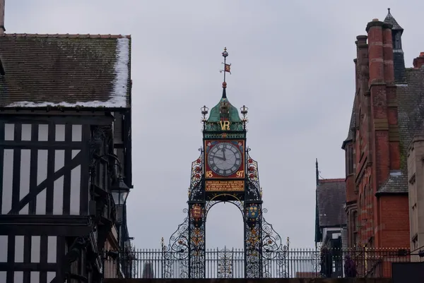Eastgate Clock, Честер, Англия — стоковое фото