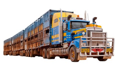 Avustralya outback Road tren