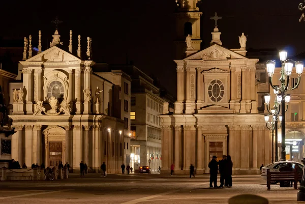 Torino (Turyn), Piazza San Carlo — Zdjęcie stockowe
