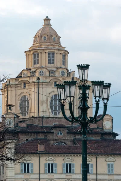 Turyn, kościoła san lorenzo — Zdjęcie stockowe