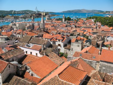 Trogir (trau), Hırvatistan, panorama