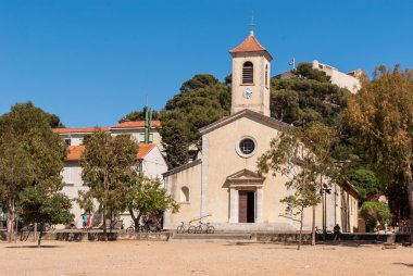 Island of Porquerolles, Church clipart