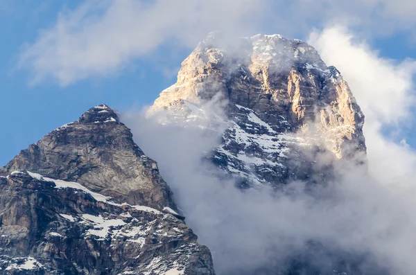 Aosta-völgy, Mount Cervino csúcs — Stock Fotó