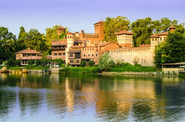 Турині (Турін), готелі borgo medievale — стокове фото