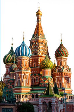 st basil Katedrali, Moskova, üzerinde beyaz izole
