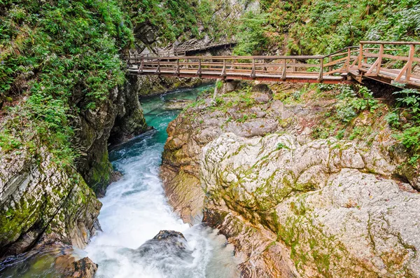 Garganta de Vintgar, Eslovenia —  Fotos de Stock