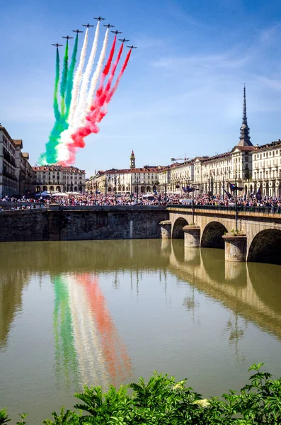 Italian Air Force Team Turin Torino — 스톡 사진