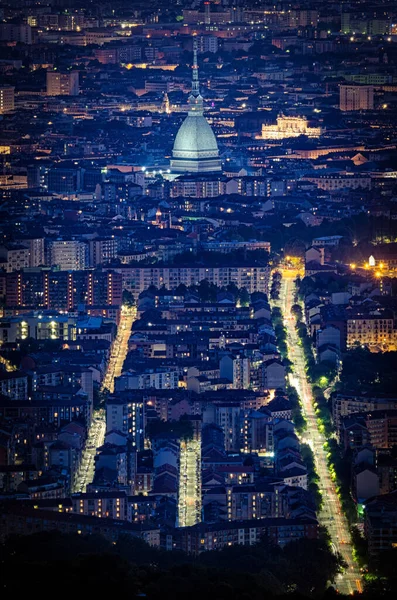 Turin Torino Cityscape Mole Antonelliana Telifsiz Stok Imajlar