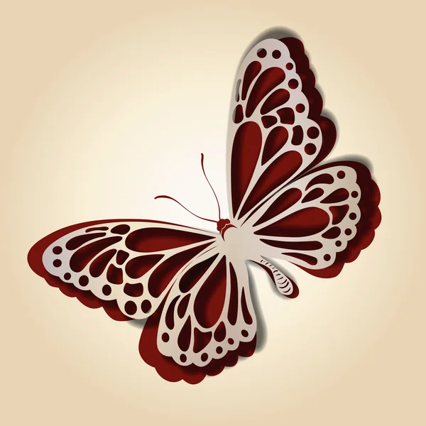 Papier papillon — Image vectorielle