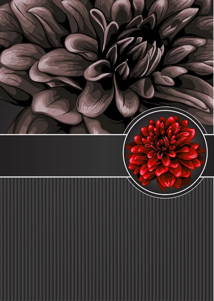 Elegante florale Design-Vorlage — Stockvektor