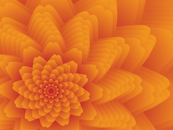 Fraktal blomma bakgrund — Stock vektor