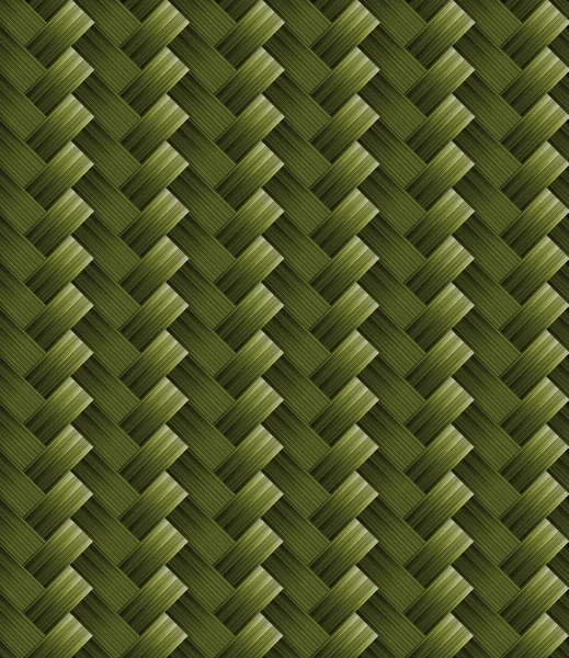 Texture en tissu carbone vert diagonal — Image vectorielle