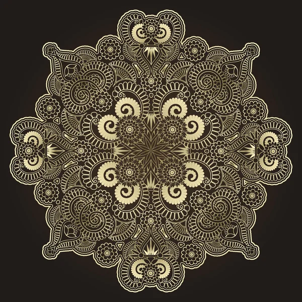 Radiale geometrische ornament — Stockvector