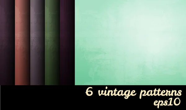 Vintage grunge blank backgrounds set — Stock Vector