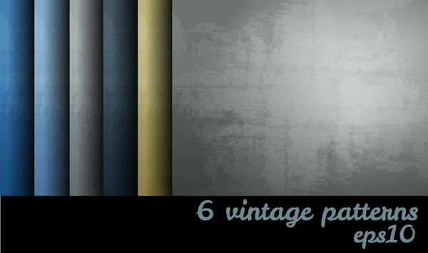 Vintage grunge blank backgrounds set — Stock Vector
