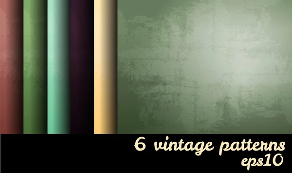 Vintage grunge blank backgrounds set — Stock Vector