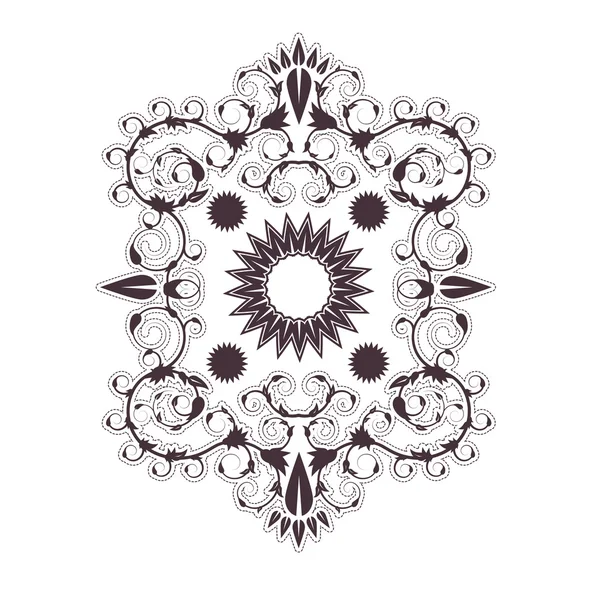 Ornement baroque — Image vectorielle