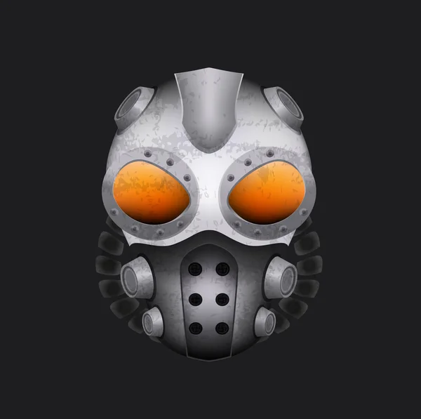 Steampunk gas mask — Stock Vector