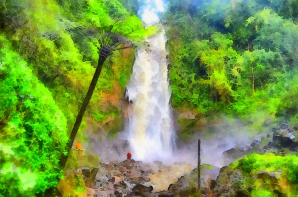 Wasserfall — Stockfoto