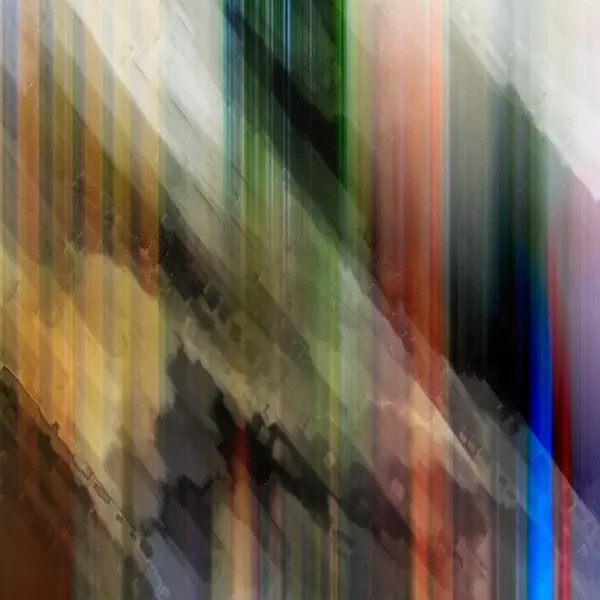 オイル塗料のカラフルな正方形の背景 — ストック写真