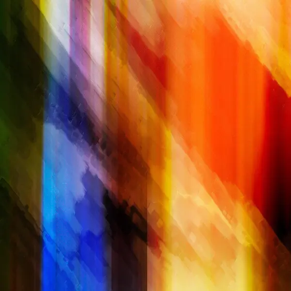 色彩鲜艳的油画颜料平方米背景 — 图库照片