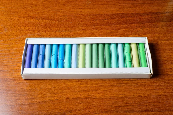 Пастельные карандаши — стоковое фото