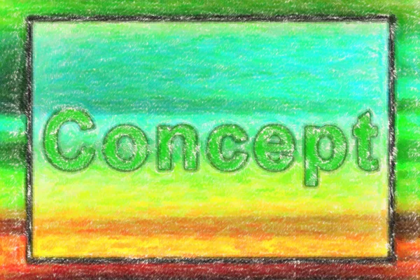 Inscription 'Concept' — Stok fotoğraf