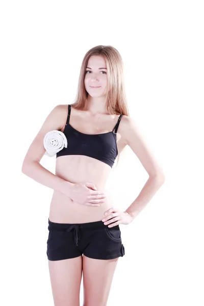 kusursuz bir beden ile genç kız.