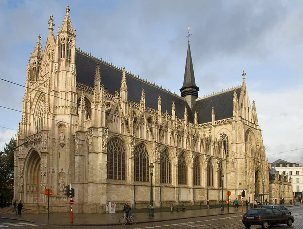 Church of our lady sablon. Brussels, Belçika