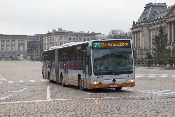 Autobusowa w Brukseli — Zdjęcie stockowe