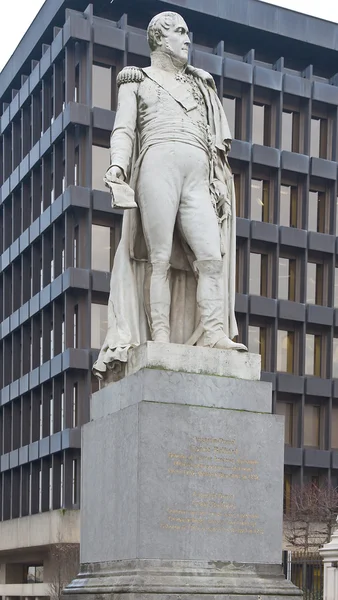 Monument för augustin daniel belliard i Bryssel — Stockfoto