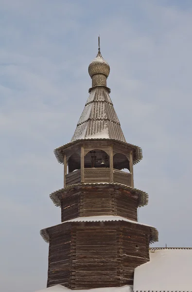 Belltower da igreja de St. Nicolas (circa XVIII c.). Novgorod — Fotografia de Stock