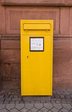 Sarı posta kutusuna offenburg, Almanya