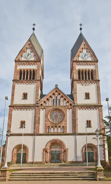 Nejsvětější Trojice pravoslavná církev (1908) v Offenburgu, Německo — Stock fotografie