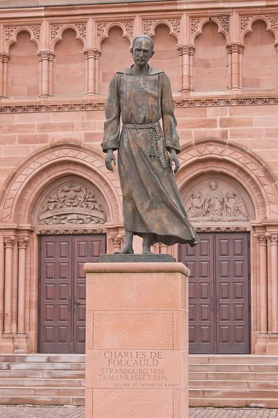 Monumento a Charles Eugene de Foucauld. Strasburgo — Foto Stock