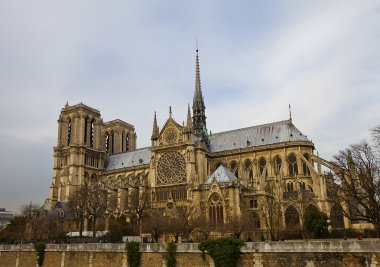 Notre Dame de Paris (circa 1345) clipart