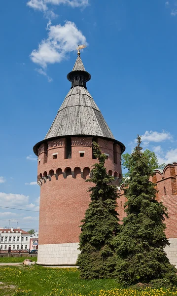 Torre Spasskaya (XVI sec.) di Tula Cremlino, Russia — Foto Stock