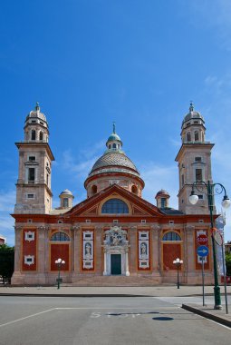 Kilise santa maria assunta (XVI c.). Carignano, genoa, İtalya